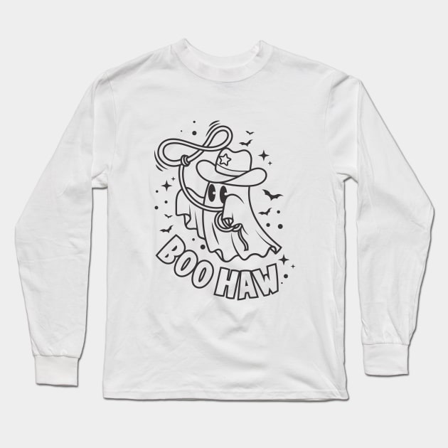 Boo Haw Long Sleeve T-Shirt by Nessanya